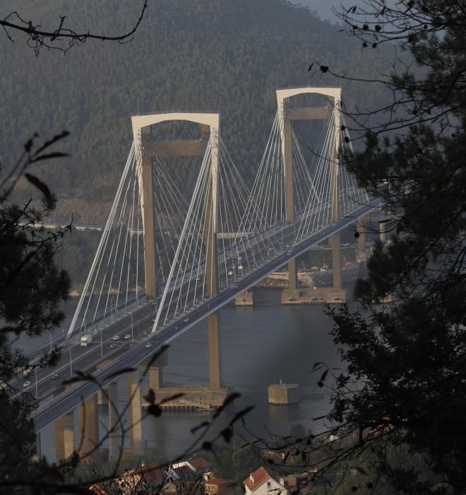 El puente de Rande, ayer // Ricardo Grobas