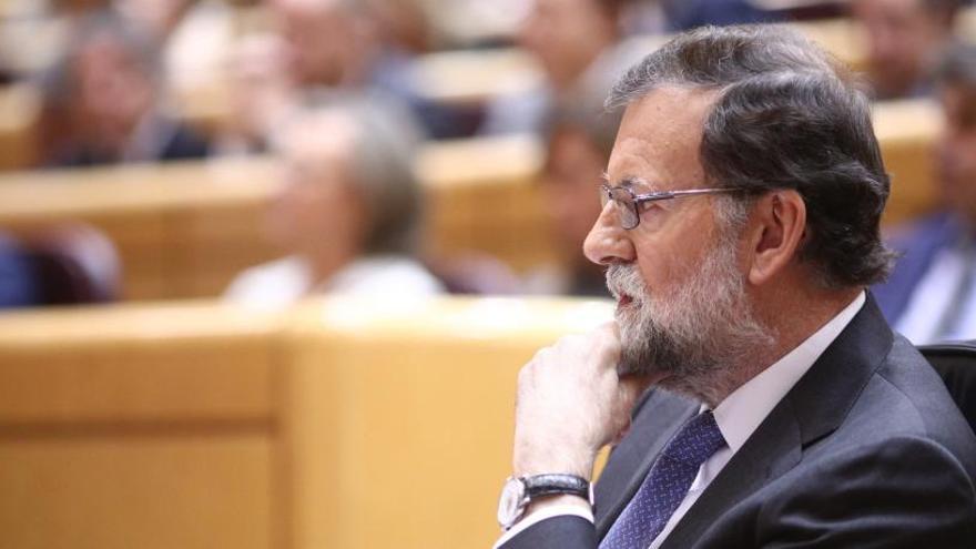 Rajoy, al Senat, en una foto d&#039;arxiu.