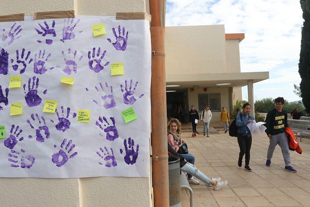 Día contra la violencia machista en el instituto Quartó de Portmany.