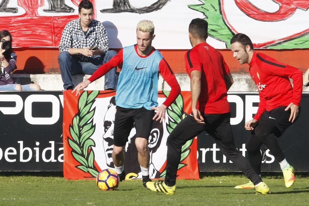 Entrenamiento del Sporting