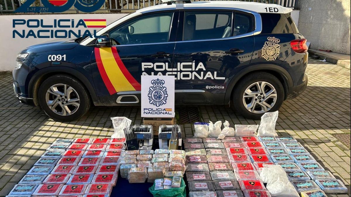 Imagen del secuestro de cocaína en Montequinto.