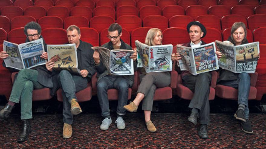 El grupo Belle and Sebastian.