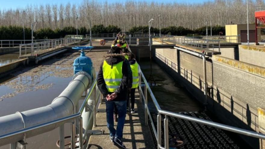 Instalaciones de una estación depuradora de aguas residuales. | EVA PONTE (ARCHIVO)