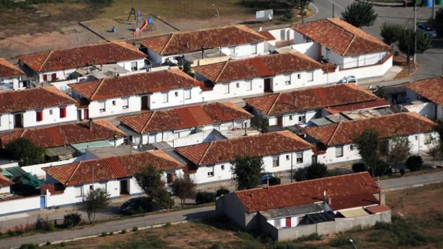 Vista general del nucli d&#039;habitatges de la Botjosa