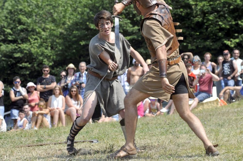 Batalla entre astures y romanos en Carabanzo