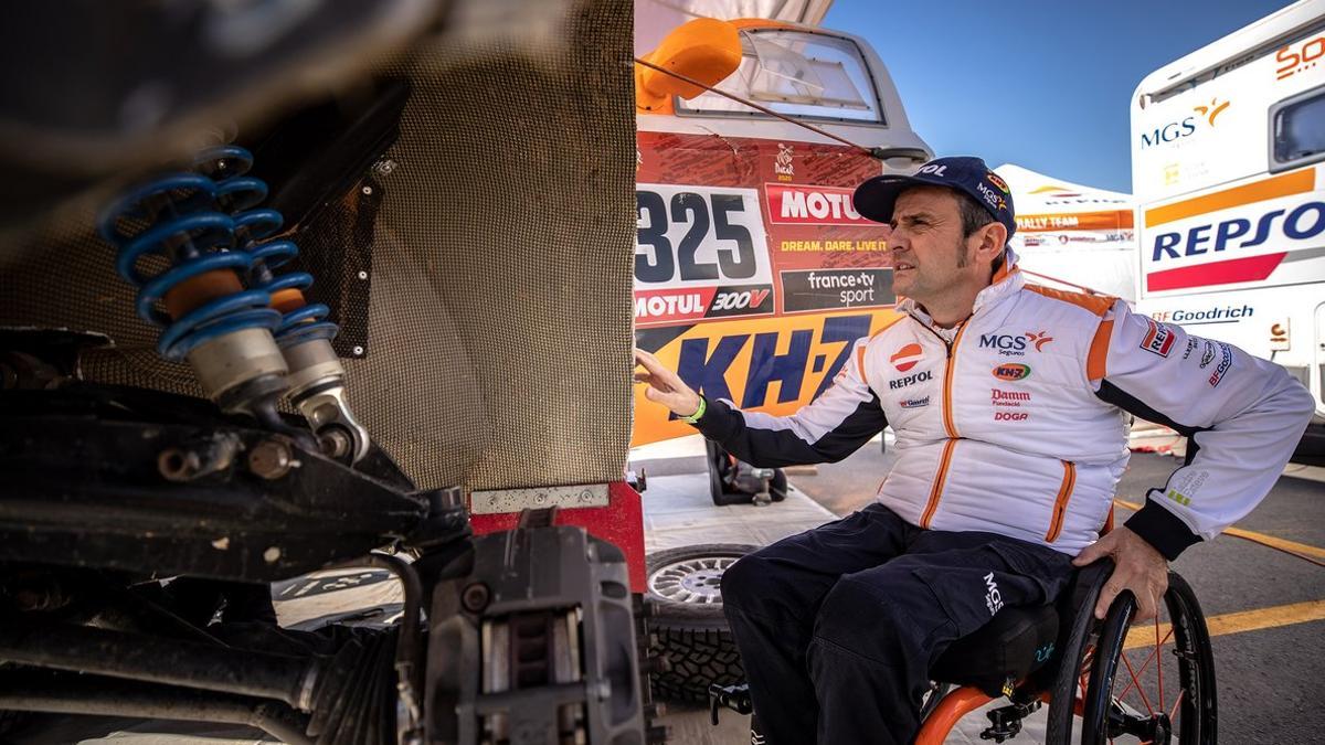 Isidre Esteve abandona el Dakar