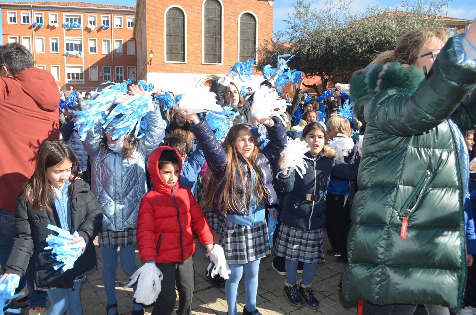 Así celebra el Día de la Paz el colegio San Vicente de Paúl de Benavente