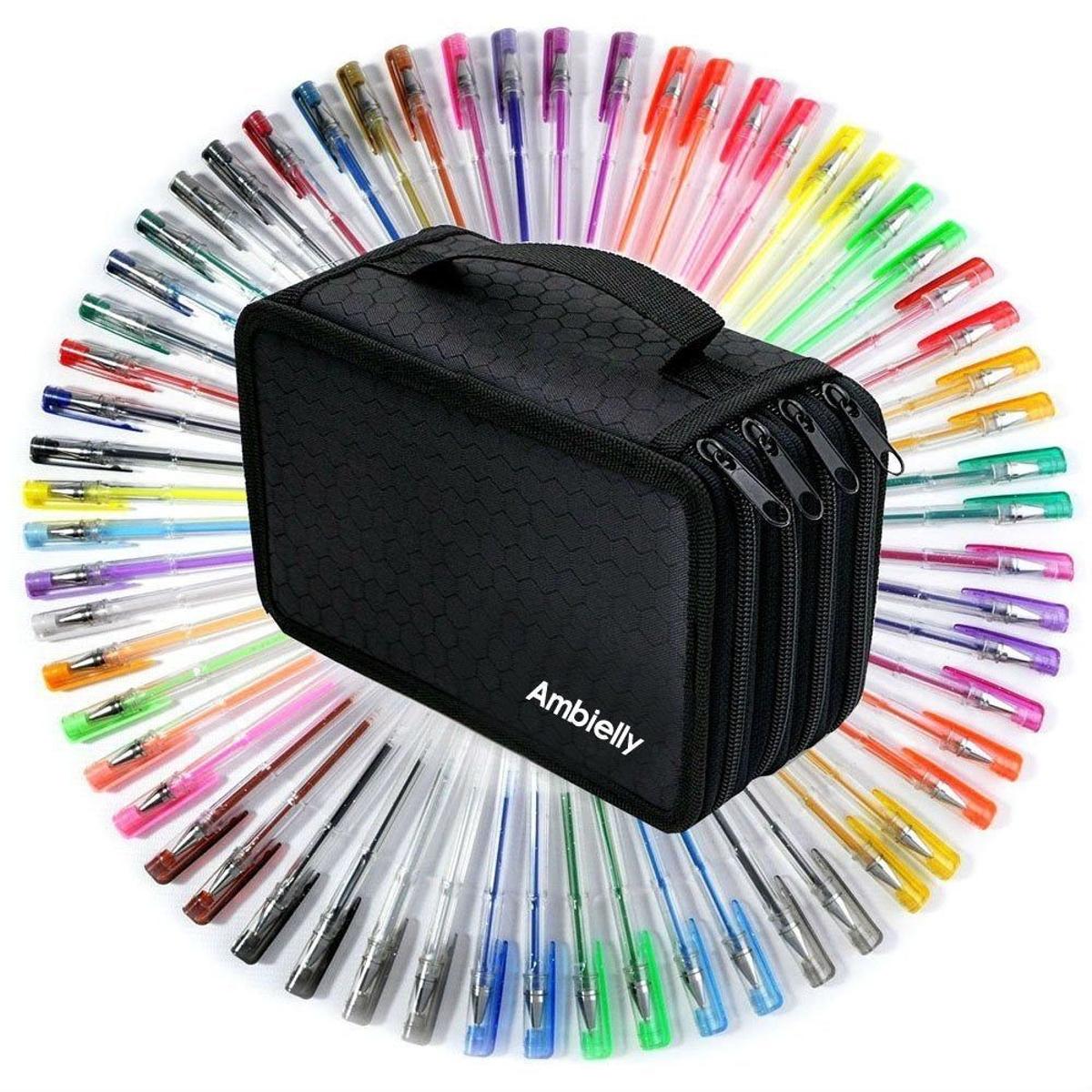 Estuche con 60 bolis de gel de Ambielli