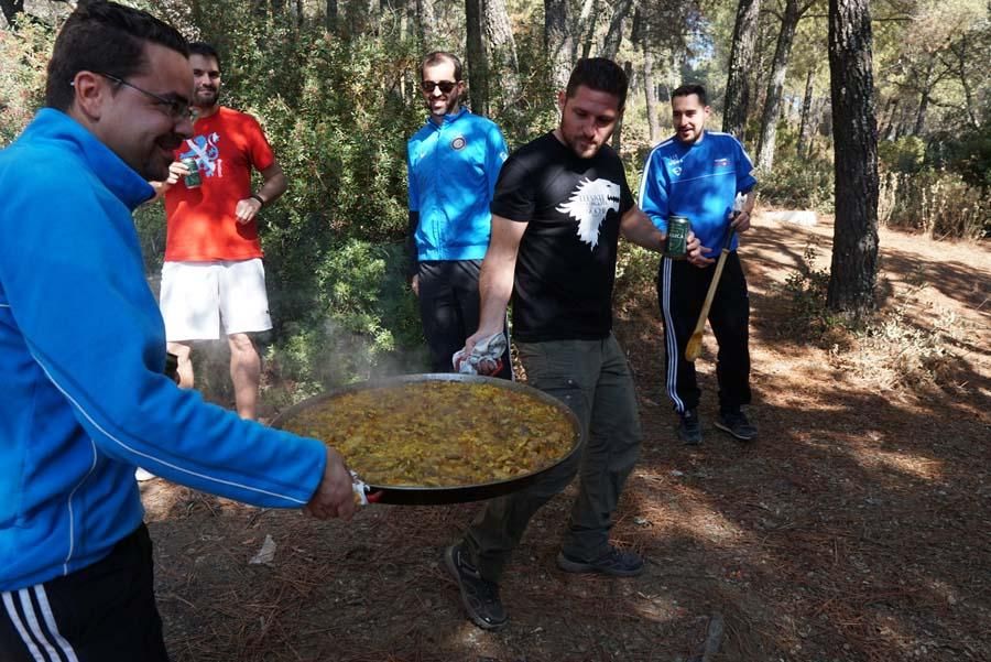 De perol por San Rafael, en Los Villares y El Arenal