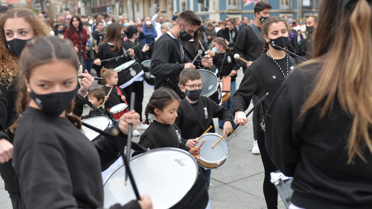 Tamborrada de Semana Santa 2022 en Avilés