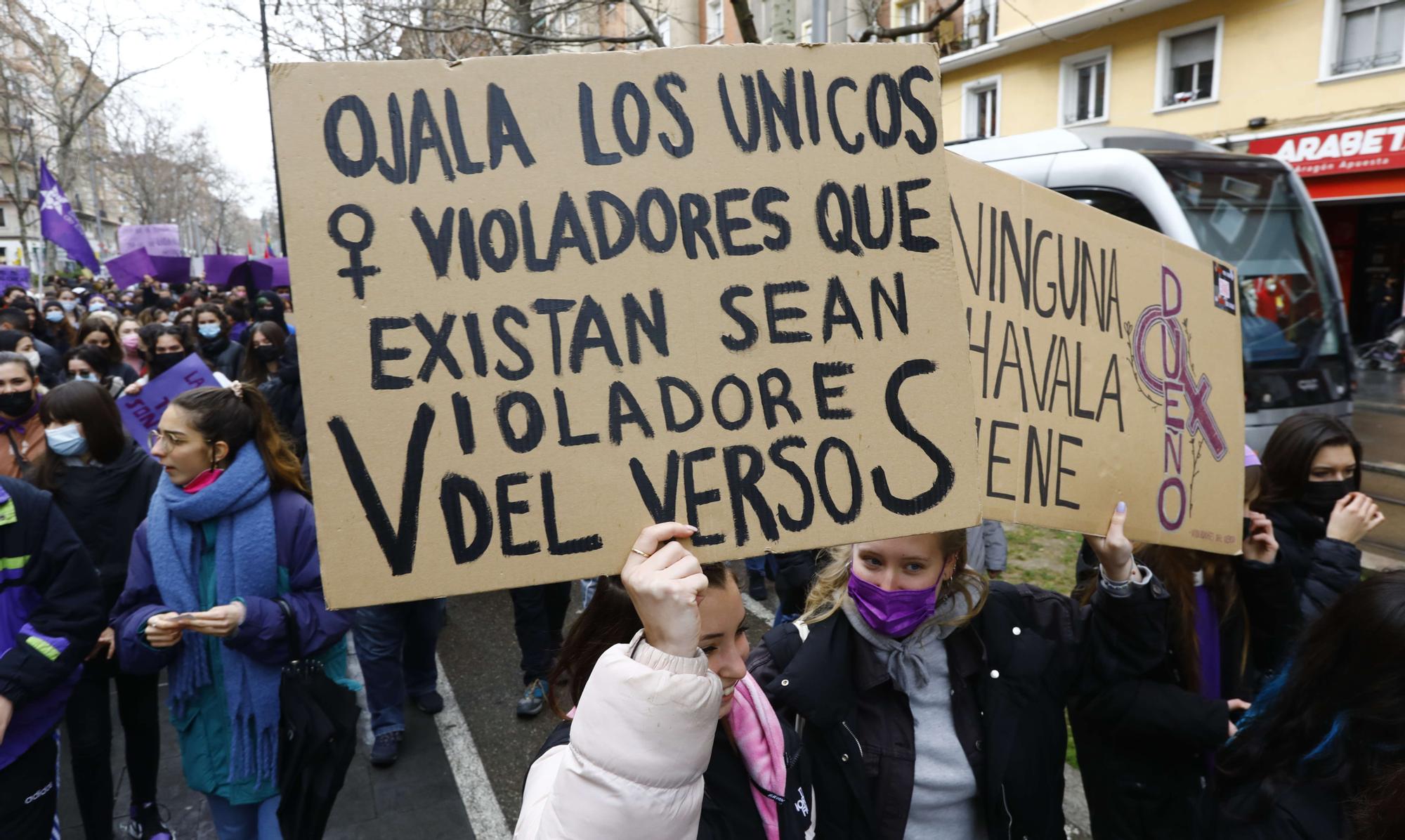 Manifestación estudiantil 8-M 2022