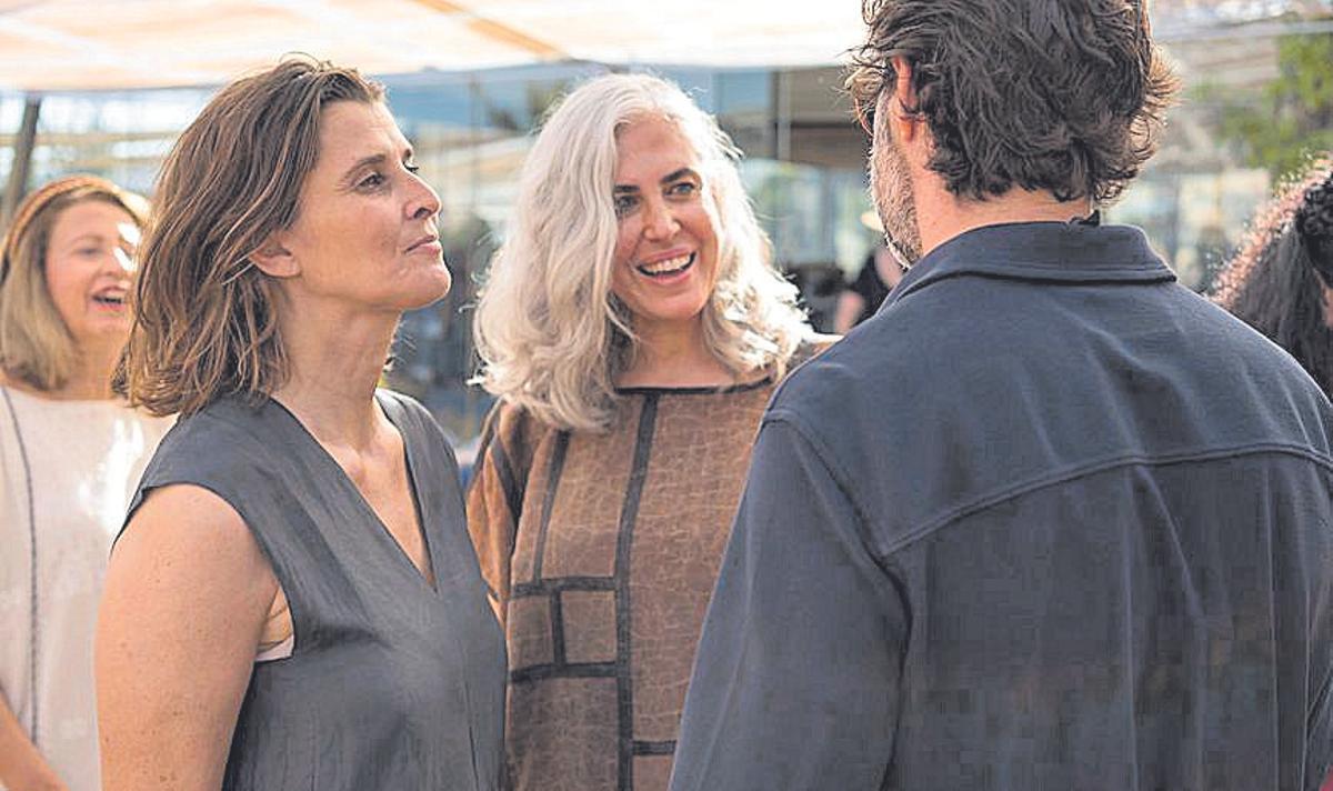 Rosario Nadal, Antònia Maria Horrach y Javier Goyereche.