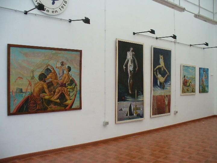 Exposición de Julio Viera en la Escuela en 2009
