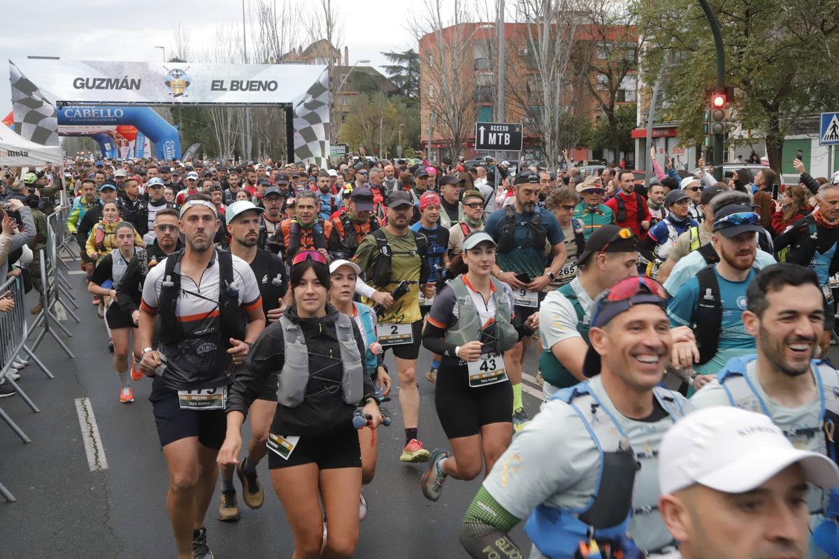 Salida de la carrera de trail de la Guzmán El Bueno.