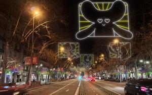 El passeig de Sant Joan de Barcelona tindrà enllumenat nadalenc per primera vegada aquest any