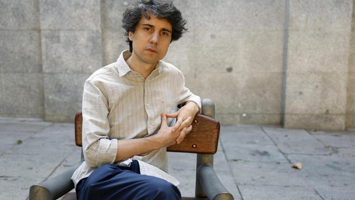 Jonás Trueba, durante la presentación de "Volveréis".