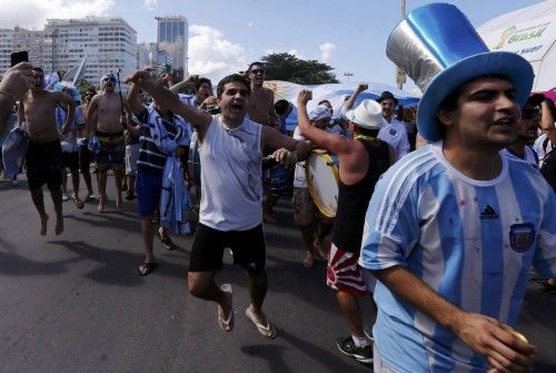 Argentinos y alemanes toman Río de Janeiro