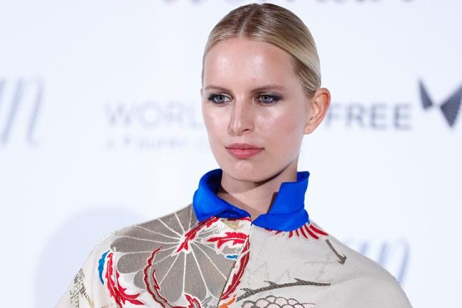 Karolina Kurkova, en el photocall de Premios Woman