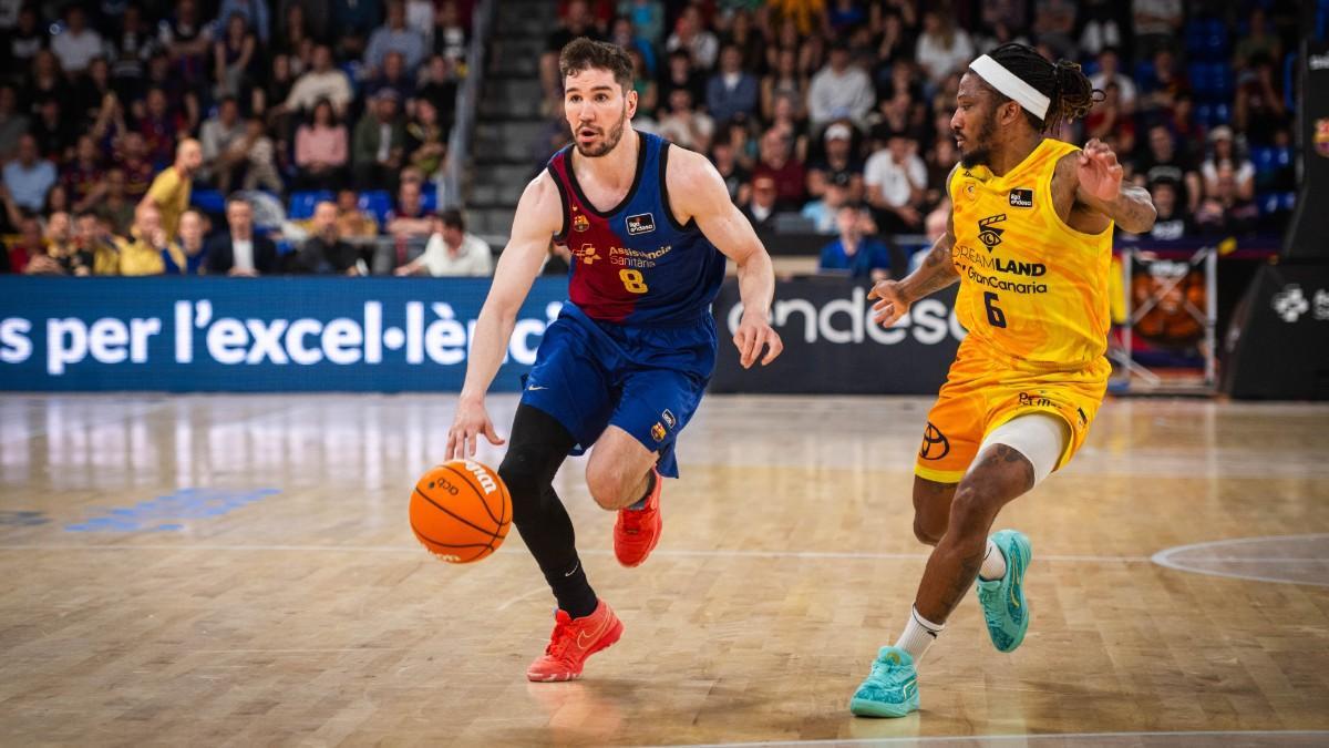 Darío Brizuela brilló en el triunfo del Barça ante Gran Canaria
