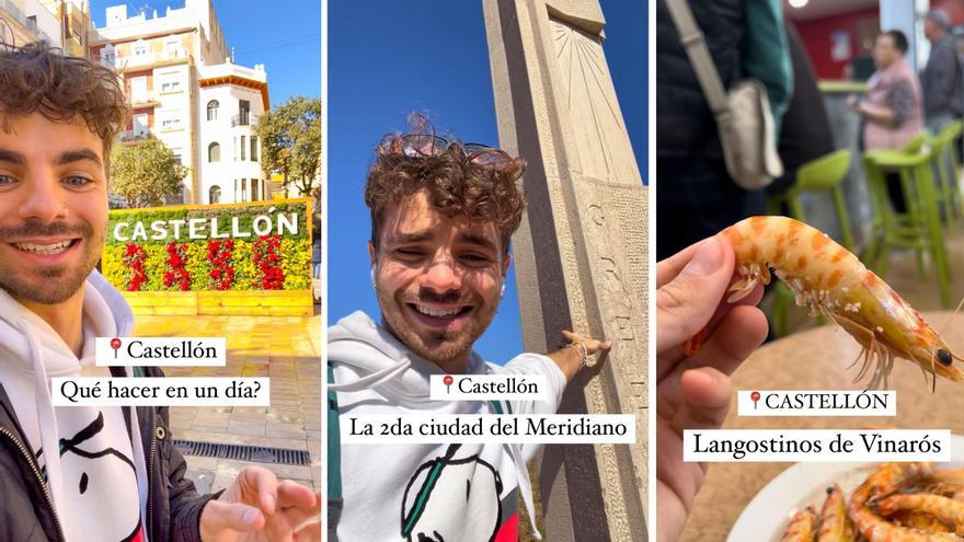 El &#039;tiktoker&#039; argentino &#039;Romancito&#039; conquista Castellón con su encanto viajero