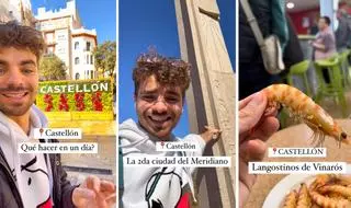 El 'tiktoker' argentino 'Romancito' conquista Castellón con su encanto viajero