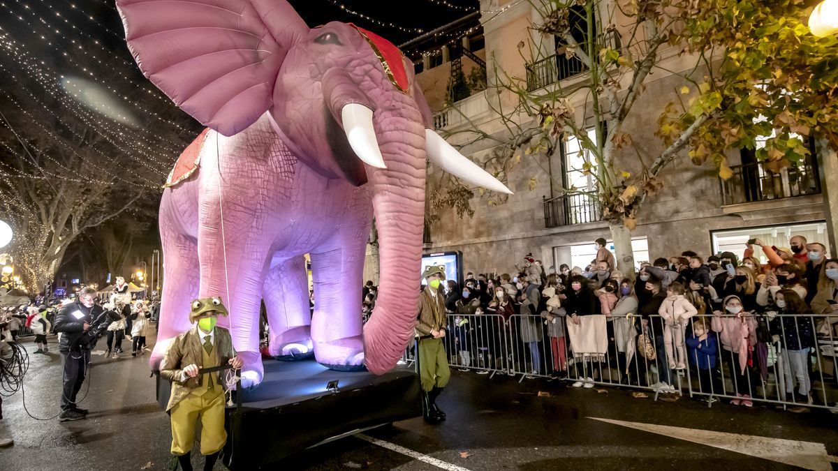 So schön war der Dreikönigsumzug in Palma de Mallorca