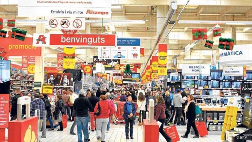 Imagen del supermercado Alcampo, en Marratxí.