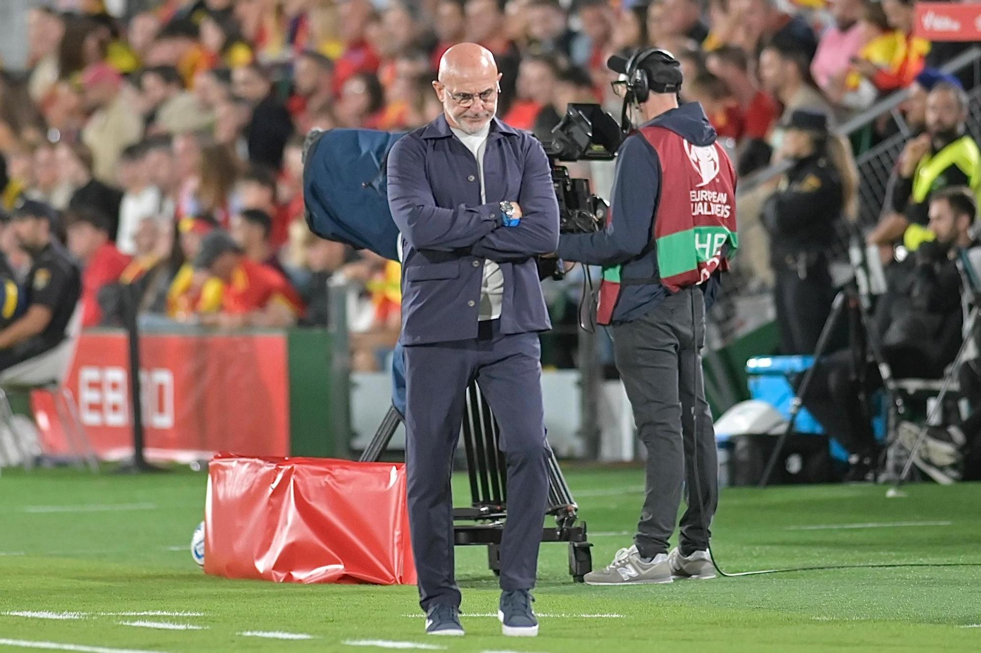 España - Georgia, en imágenes