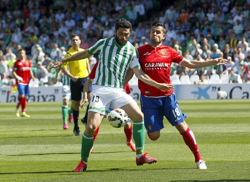 Fotogalería del Real Zaragoza contra el Betis en el Benito Villamarín