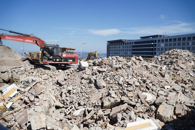Demolición de viviendas en el entorno del Chuac