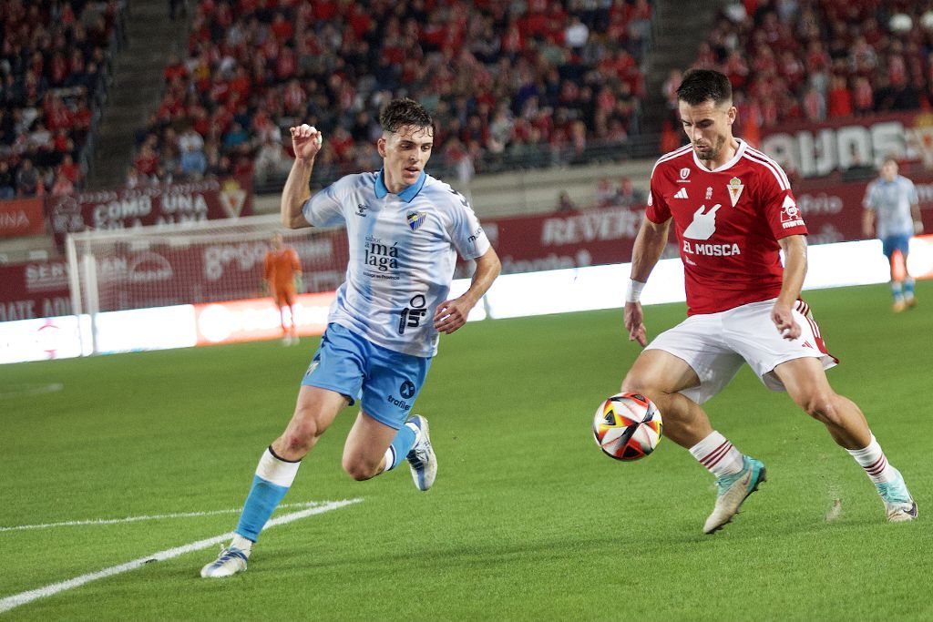 Así ha sido el partido entre el Málaga y el Real Murcia en imágenes