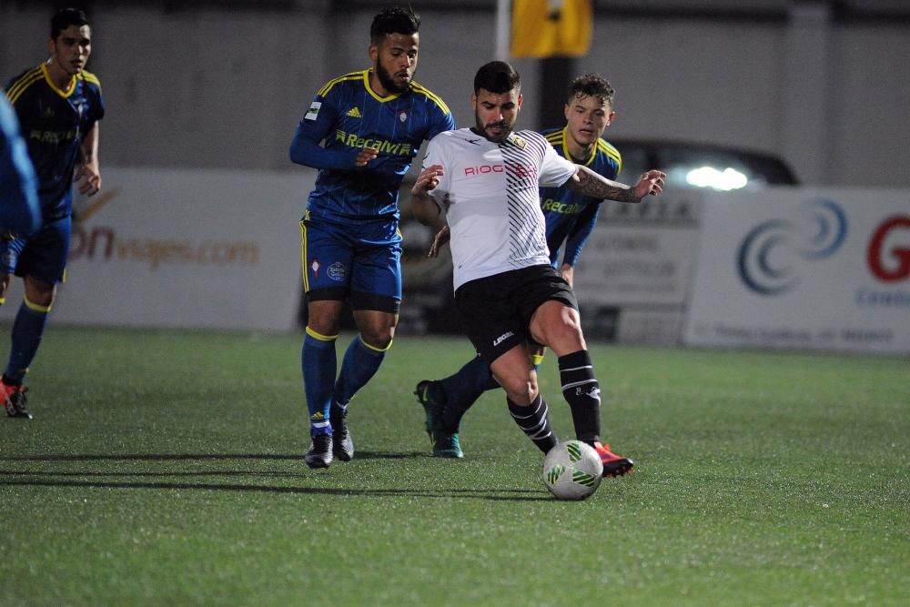 El partido entre el Caudal y el Celta B, en imágenes