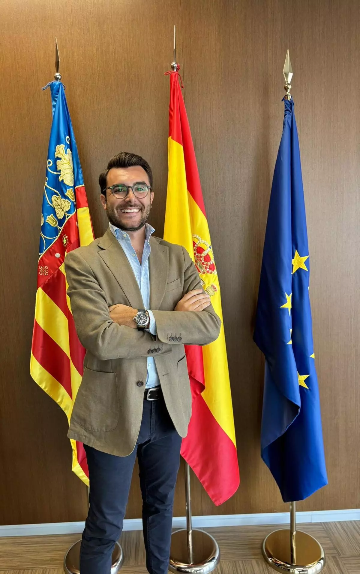 Iñaki López, un periodista que pasó por Levante-EMV de la Safor, al equipo de Susana Camarero