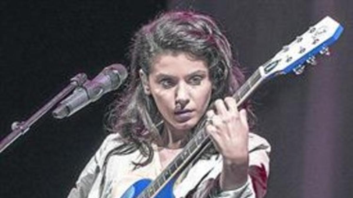 Katie Melua, la noche del miércoles, en el Sant Jordi Club.