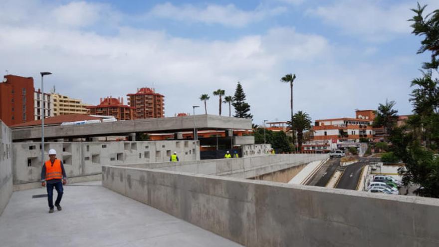 Finalizado el Paseo del Jardinero, junto a la nueva estación de guaguas de Puerto de la Cruz