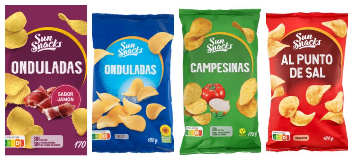 Patatas fritas de Aldi que podrían contener restos de plástico.