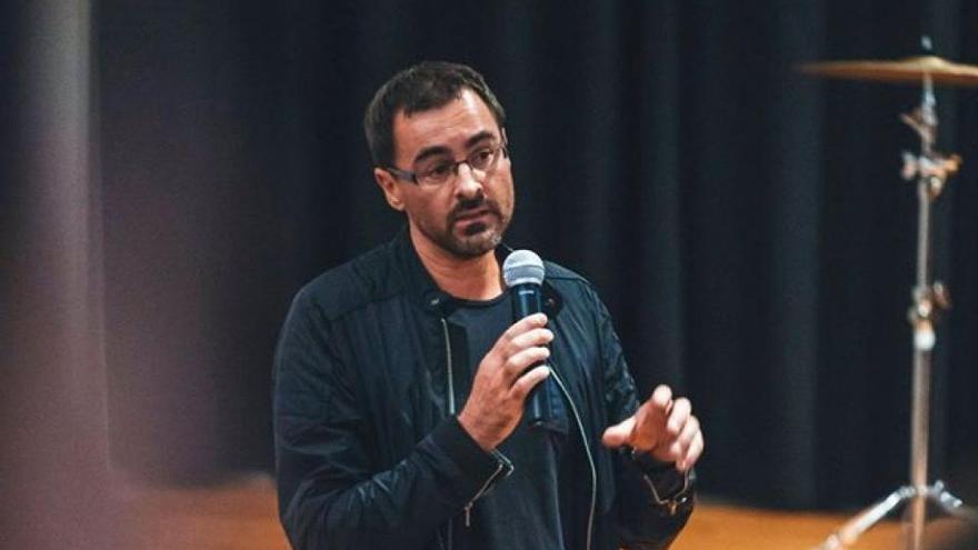 Sergio Clavero, profesor en el IES de Cacheiras.