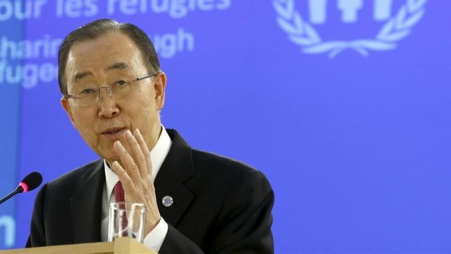 Ban Ki Moon al mundo mayor solidaridad con los refugiados sirios