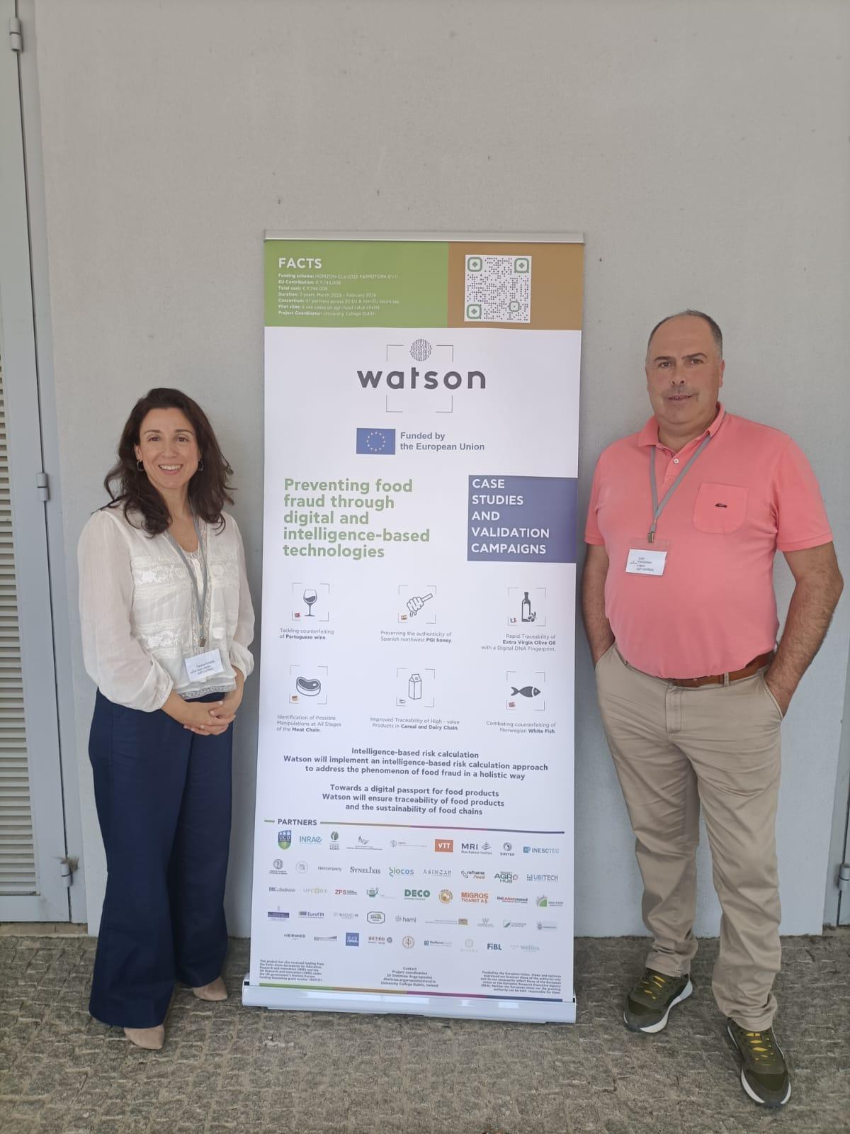 Teresa Álvarez San Lázaro, Responsable técnico de la IGP Miel de Asturias y Julio Fernández López, presidente de la IGP Miel de Asturias