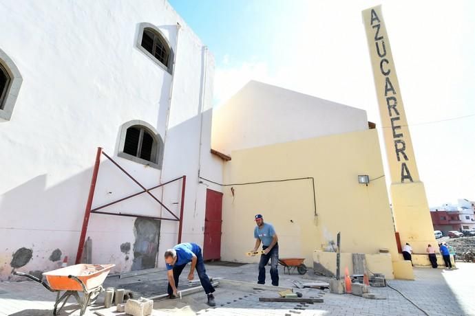 25/09/19 TELDE.  La antigua Fábrica de Azúcar de Telde, está siendo acondicionada por alumnos de PFAE.     FOTÓGRAFA: YAIZA SOCORRO.  | 25/09/2019 | Fotógrafo: Yaiza Socorro