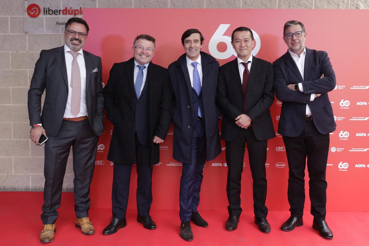 Luis Virgo, Pedro Mesquita, Joan Casas, Manuel Cortizo y Taro Aoki de Fujifilm.