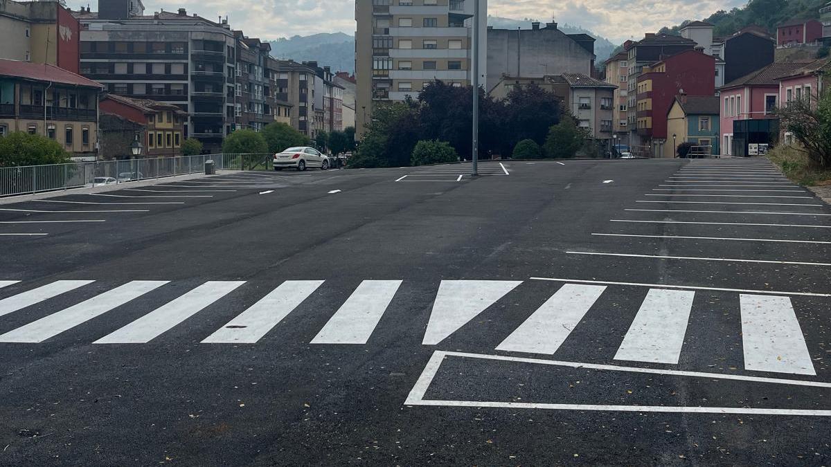 El nuevo aparcamiento.