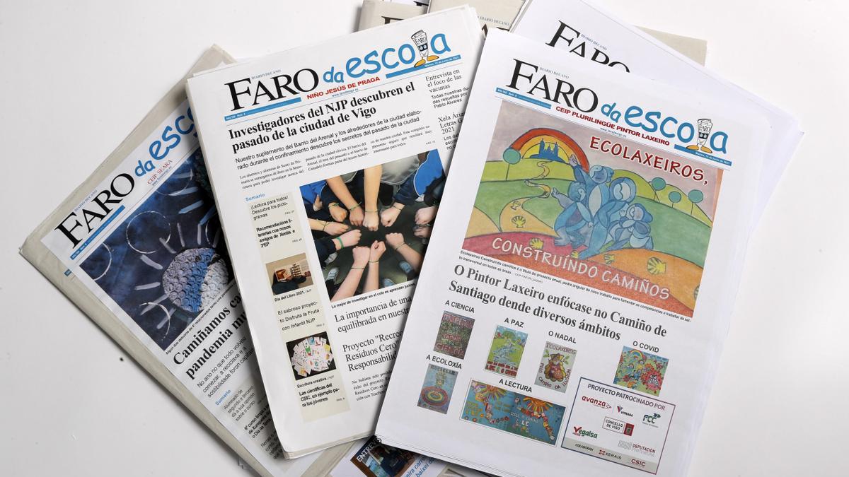 &#039;Faros da Escola&#039; entregados por los colegios en esta VI Edición.