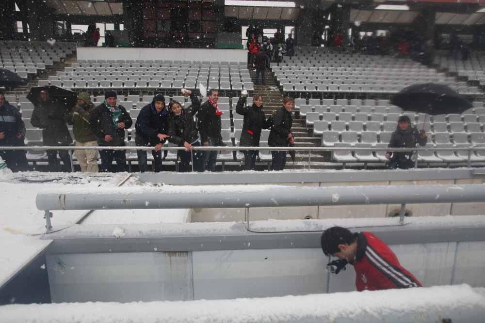 La última suspensión en El Arcángel en imágenes