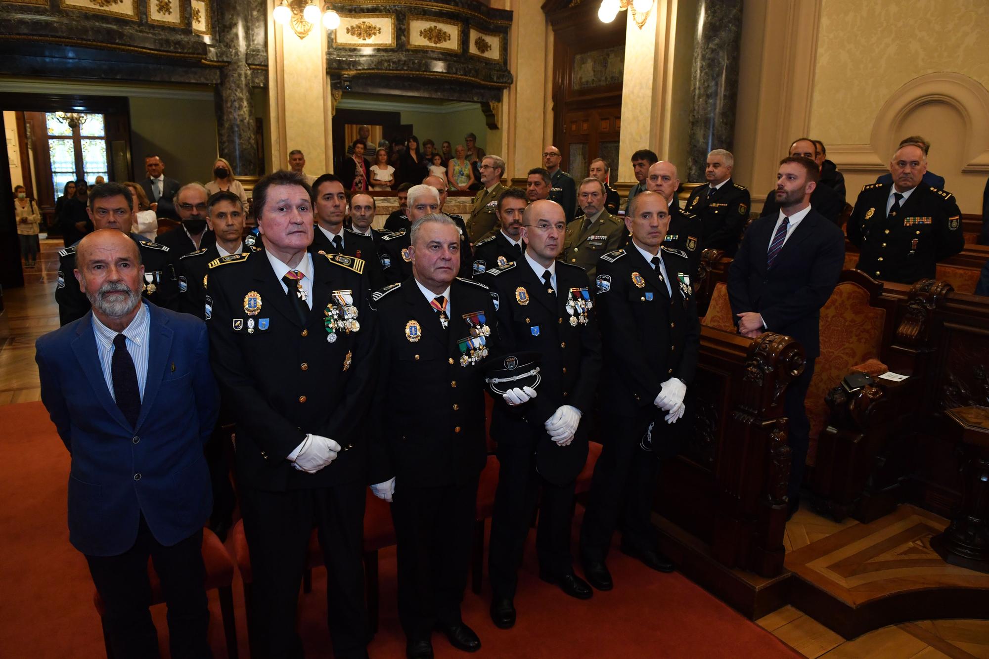 Celebración de la festividad de la Policía Local en A Coruña