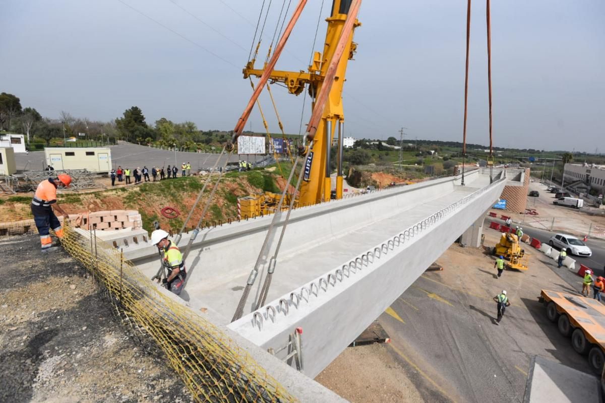 Imágenes de la evolución de las obras de la Ronda Norte