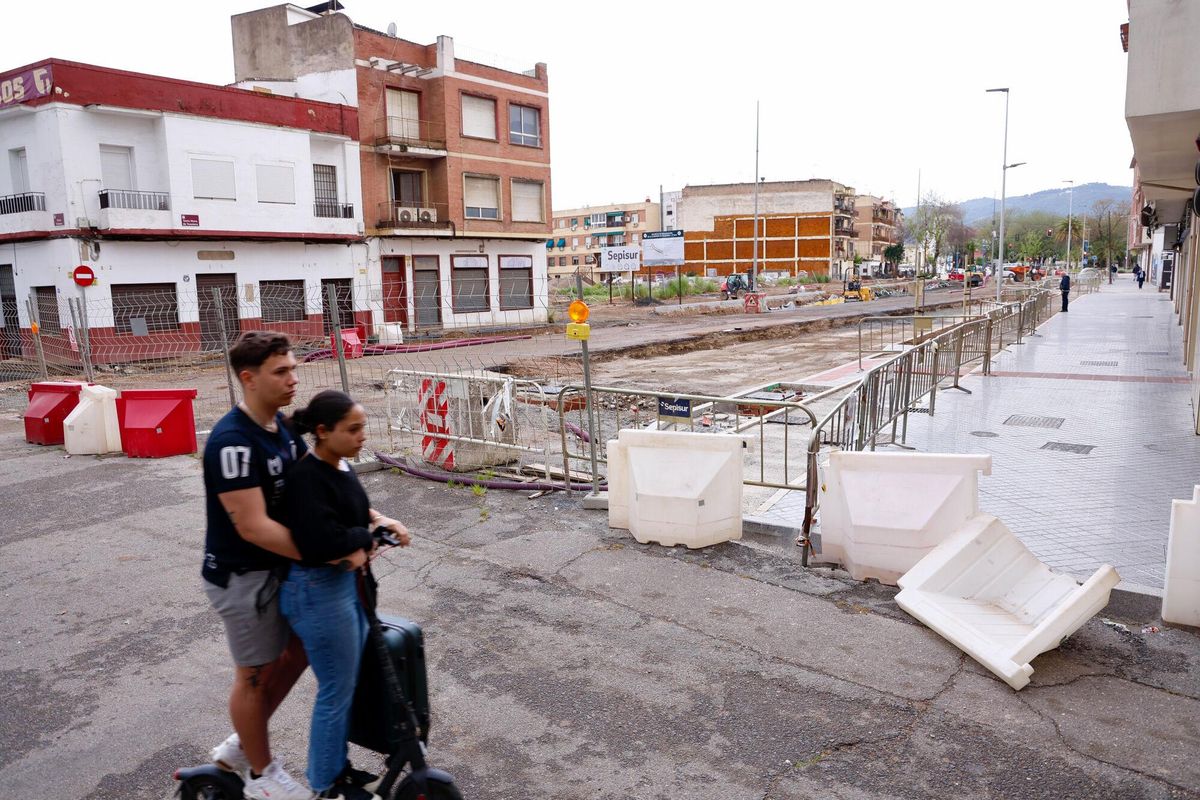 obras de la avenida de Trassierra
