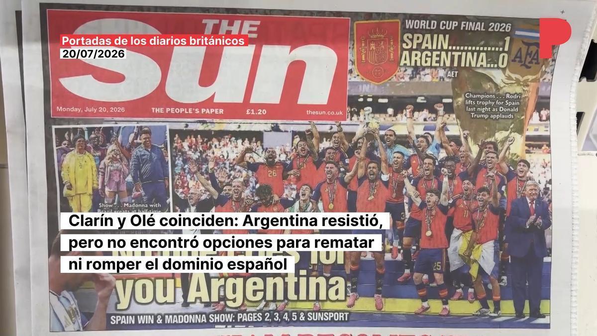 ¿Qué dice la prensa argentina del partido? Rendidos a España y agradecidos a una generación albiceleste dorada
