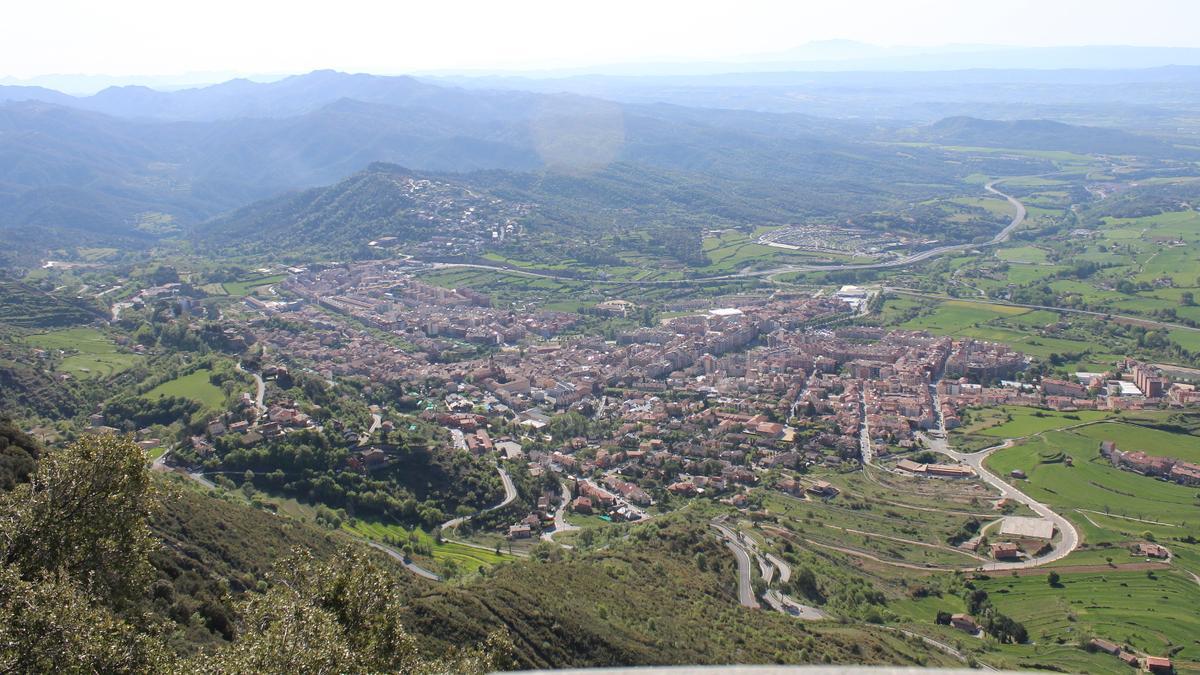 Panorámica del municipio donde se encuentran las casas más baratas de Catalunya.