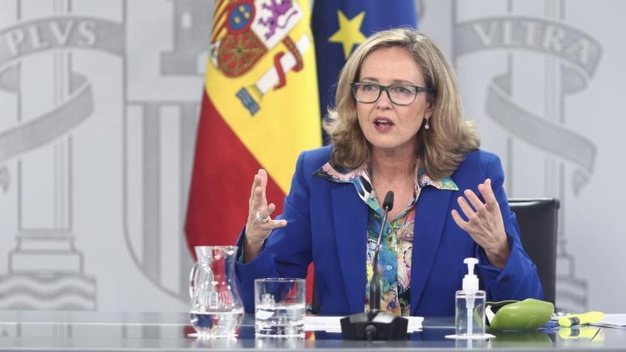 La ministra de Asuntos Económicos, Nadia Calviño.